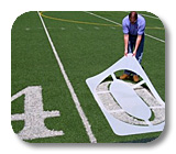 Athletic Field Stencils & Hash Marks