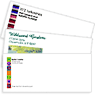We print coordinating Full Color Envelopes 